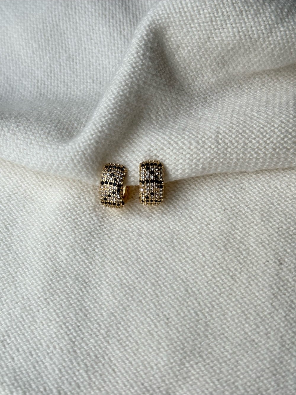 Gold Plated Huggie Earrings